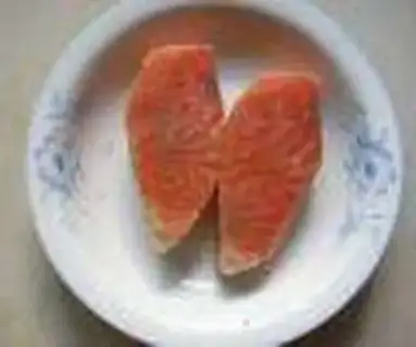 Make Vanilla salmon step 1