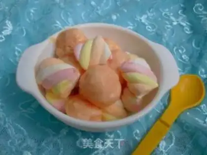 Make Milk marshmallow ice cream step 6