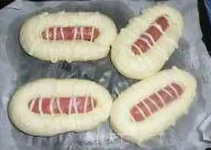 Make Double-sweetheric buns step 10
