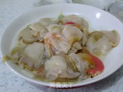 Make Garlic fan floss step 5
