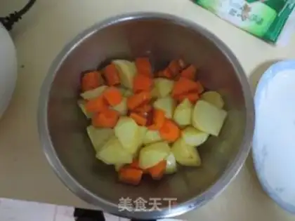 Make Curry beef step 1