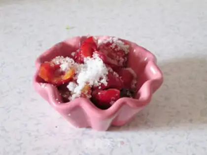 Make Cherry tofu step 1
