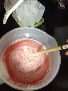 Make Watermelon ice cream step 4