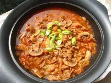 Make Korean pickles, fat cow pot step 7