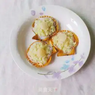 Make Garlic fan floss step 3
