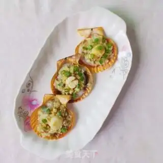 Make Garlic fan floss step 5