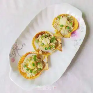 Make Garlic fan floss step 6