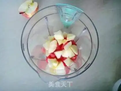 Make Apple watermelon juice step 4