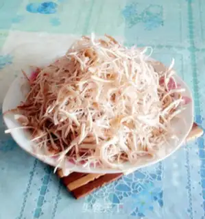 Make Fat pork fried mushroom root step 4