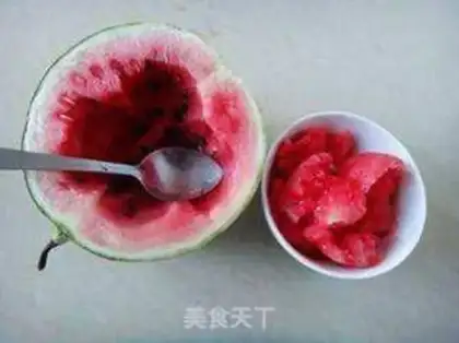 Make Watermelon little circle step 0
