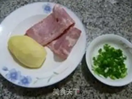Make Bacon potatoes step 1
