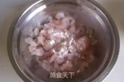 Make Shrimp corn tofu step 1
