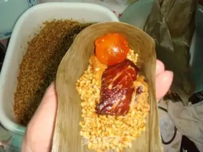 Make Salted egg yolk step 4