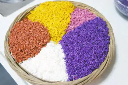 Make Five-colour rice step 9