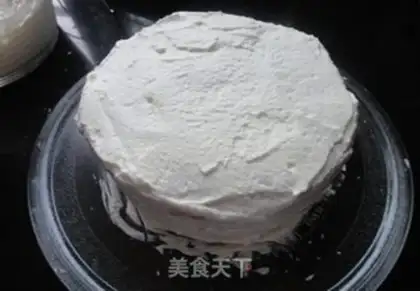 Make Chocolate cream cake step 3