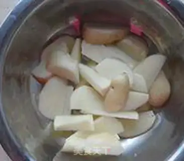 Make Lazy baked fries step 1