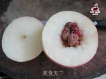 Make A red roasted apple step 3