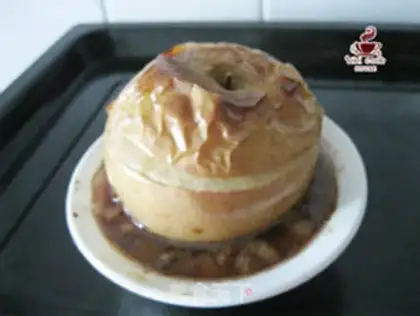 Make A red roasted apple step 5