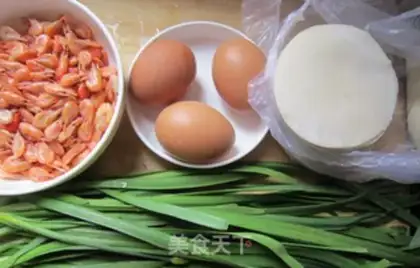 Make Cream eggs and shrimp dumplings step 0