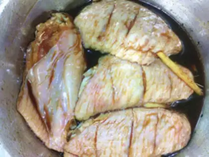 Make Fried curry wings step 1