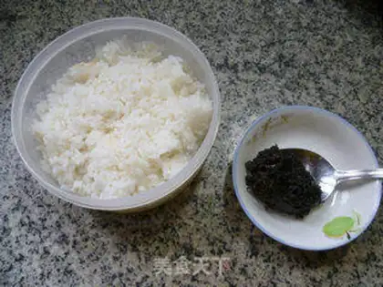 Make Olive rice step 0