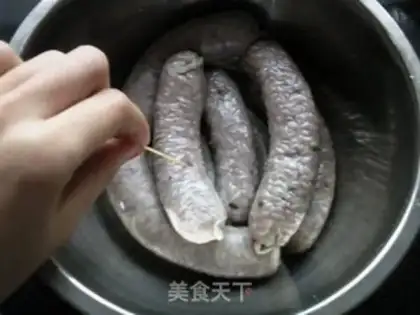Make Hypogly pig blood intestines step 13
