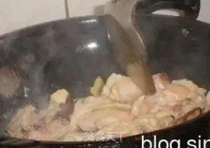 Make Chicken stew mushrooms step 6