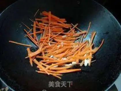 Make Spinach and carrot step 4
