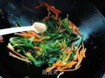 Make Spinach and carrot step 6