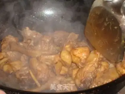 Make Chicken stew mushrooms step 13