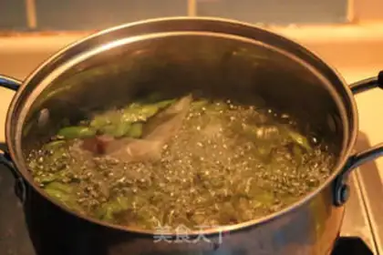 Make Water boiled beans step 5