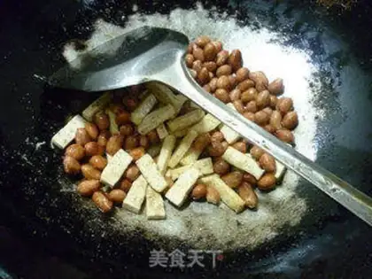 Make Tofu-dried peanuts step 7