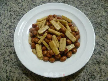 Make Tofu-dried peanuts step 8