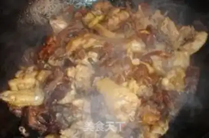 Make Chicken stew mushrooms step 16