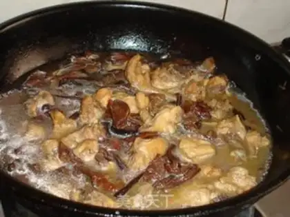 Make Chicken stew mushrooms step 17
