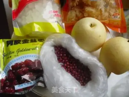 Make Red Bean Silver Ear Sydney soup step 0