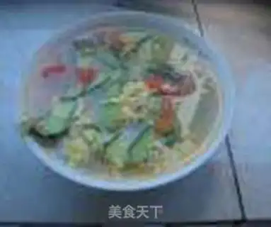 Make Potato cucumber egg soup step 8