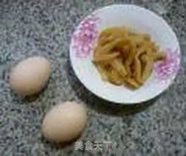 Make radish and fried eggs step 0