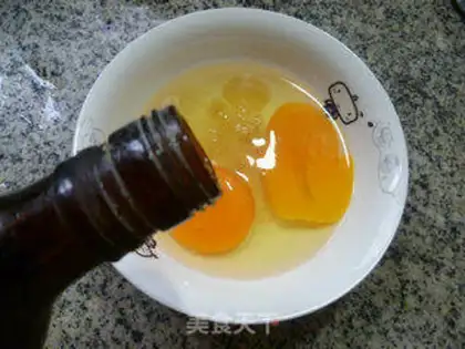 Make radish and fried eggs step 1