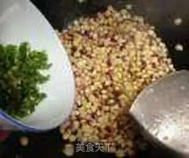 Make Green peppers for corn step 2