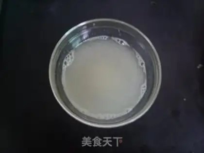 Make Crystal mango jelly step 1