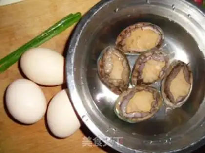 Make Abalone steamed eggs step 0