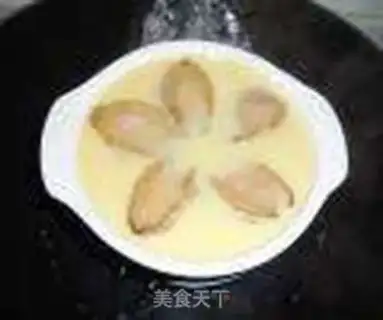 Make Abalone steamed eggs step 5