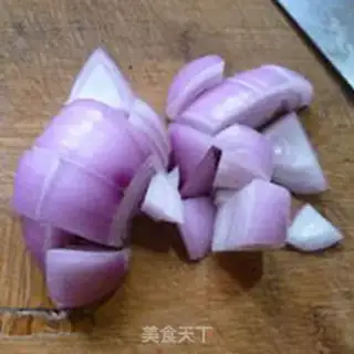 Make Onion fried tofu step 3