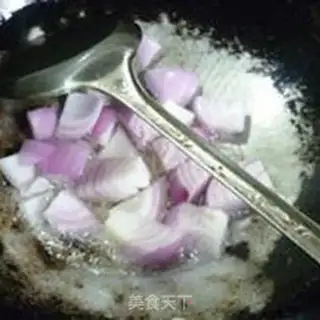 Make Onion fried tofu step 5