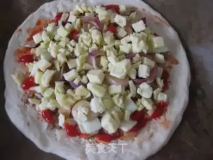 Make Roasted pork pizza step 8