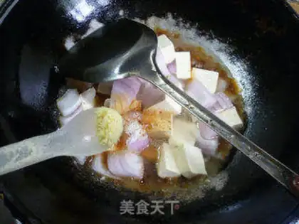 Make Onion fried tofu step 11