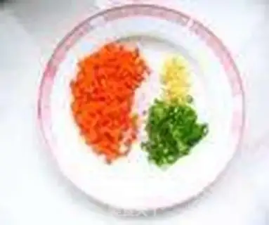 Make Carrot egg fried rice step 1