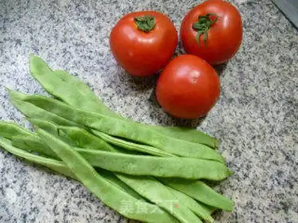 Make Tomato, beans step 0