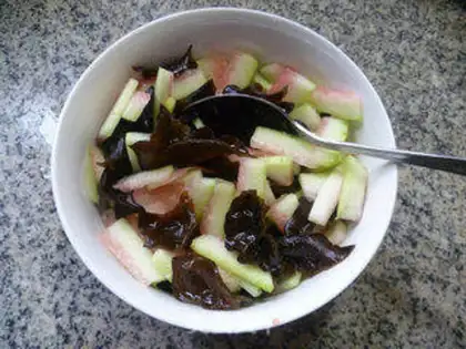 Make Blackwood with watermelon step 14
